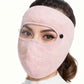 Máscara facial protectora contra el viento de invierno – Mascarilla de forro polar cálida con visera para ciclismo y actividades al aire libre