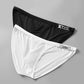 Men's U-Pouch Low-Rise Metal-Clasp Thin Briefs