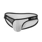 Calzoncillos de malla transparente con bolsa en U para hombre