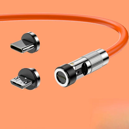 ⚡🔋 Cable de Carga Magnético con Cabezal Giratorio de 540° – ¡Más Comodidad al Cargar! 📱✨