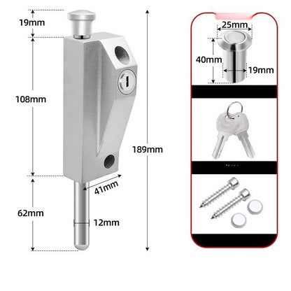 🔐🚪 Cerrojo Metálico con Llave para Puertas – ¡Más Seguridad y Tranquilidad para tu Hogar! 🏠✨