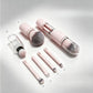 💄🌸 Set de 6 Brochas de Maquillaje 6 en 1 – ¡Belleza y Comodidad en un Solo Estuche! ✨💖
