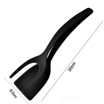 🍳✨ Värmebeständig 2-i-1-stekspade i nylon