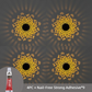 Soldriven Mandala-projektorlampa