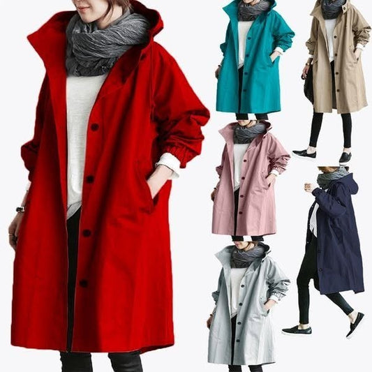 2025 Yeni Moda Kadın Düz Rüzgarlık