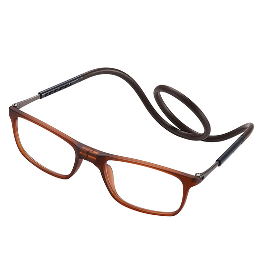 👓✨ Hopfällbara magnetiska läsglasögon med blåljusfilter och band