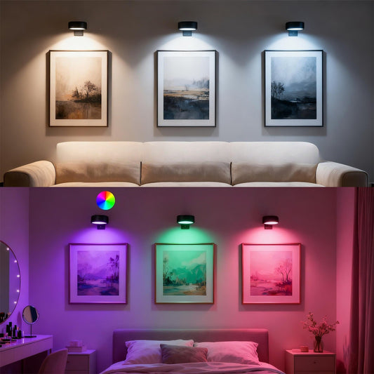 💡✨ Lámpara LED Recargable de Pared – ¡Ilumina y Transforma tus Espacios! 🏡🌈
