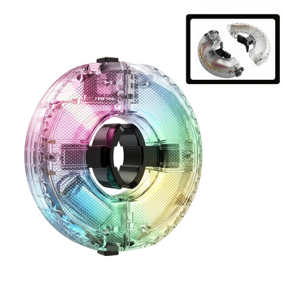 🚴‍♂️🌈 Uppladdningsbar lampa för cykelhjul – Färgglad LED-belysning för navet ✨💖