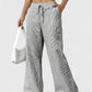 Comfortable wide trousers with elegant details