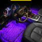 🚗✨ Luz LED de Cielo Estrellado para Coche – ¡Dale a tu Auto un Brillo Morado! 💜🌌