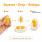 Squishy med dubbel äggula – Viralt anti-stress fidget-leksak