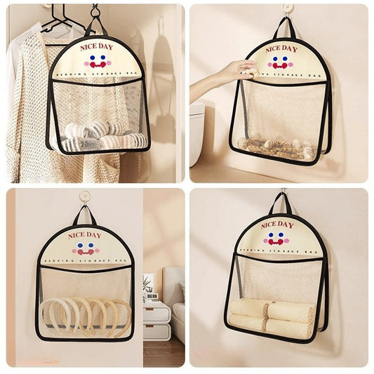 🏡 Bolsa de almacenamiento de malla para colgar: ¡más espacio, menos desorden! ✨