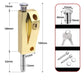 🔐🚪 Cerrojo Metálico con Llave para Puertas – ¡Más Seguridad y Tranquilidad para tu Hogar! 🏠✨