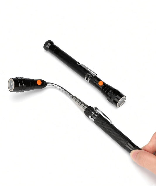 🔦🧲 Linterna LED telescópica – Flexible con imán