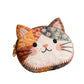 🐱💕 Lindo monedero de gato estilo patchwork – ¡Colorido, compacto y práctico! 🌈✨