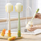 🧽✨ Cepillo Limpiavasos 5 en 1 – ¡Limpieza Fácil para Tus Vasos y Botellas! 🥤💦