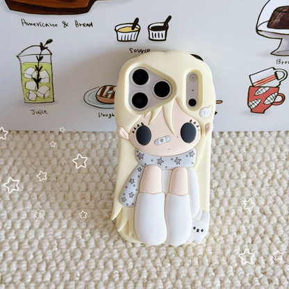 ✨Funda para iPhone con alas de ángel de dibujos animados | Funda protectora para teléfono a prueba de golpes