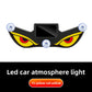 😈 Luz LED ojos de demonio para coche Decoración solar auto 2026 🚗