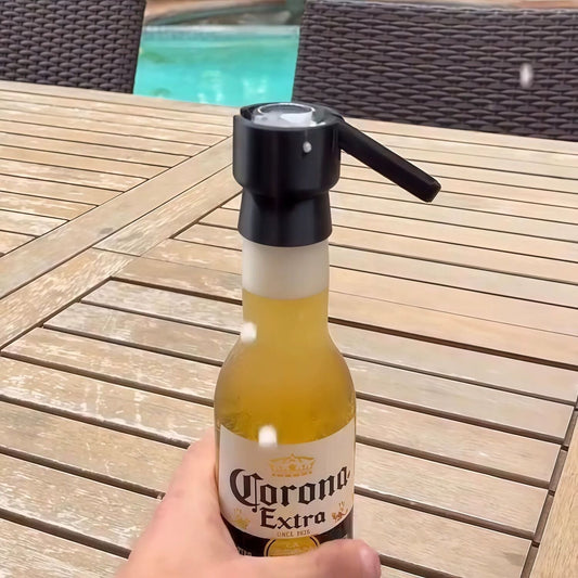 🍺 Rolig ölflasköppnare: Öppna din öl med ett överraskande poff!