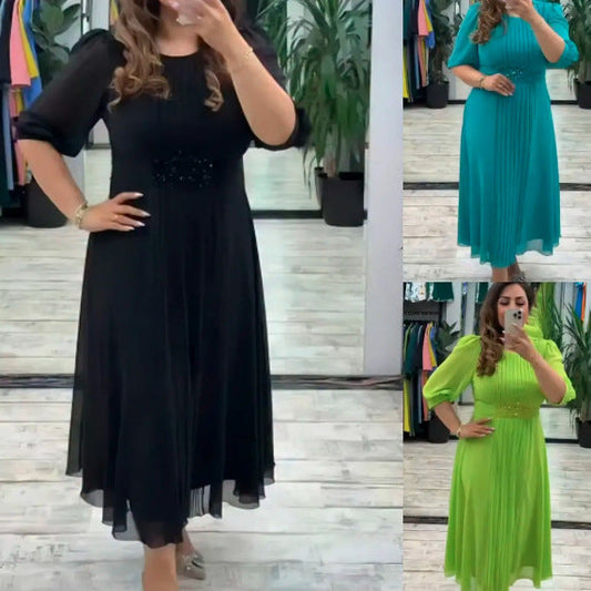 【S-5XL】Yeni moda elbise, klasik tasarım, zarif ve sade