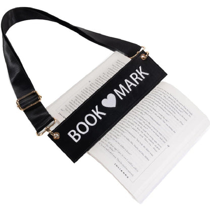 📚 Correa para transportar libros con bandolera desmontable: ¡lee y lleva tu libro a cualquier parte! 🖤✨
