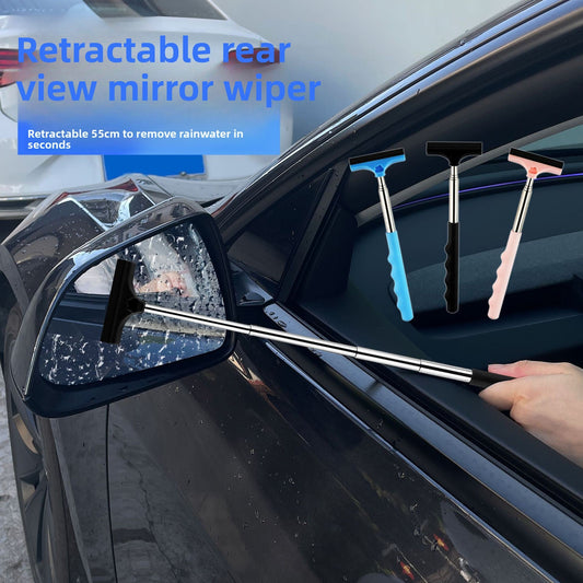 🚗✨ Limpiador Extensible de Espejos Retrovisores para Coche – ¡Mantén Tus Espejos Limpios! 🌧️💦