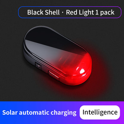 🚨 Luz de advertencia LED solar antirrobo para coches