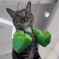 3D katt muskelarm hänge rolig skämtleksak 2026