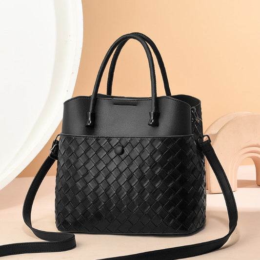 2025 Neue gewebte weiche Ledertasche für Damen