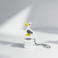 🆕 2026 LED Ljud & Ljus Mås Nyckelring – Anti-Stress Fidget 🐦✨🔑