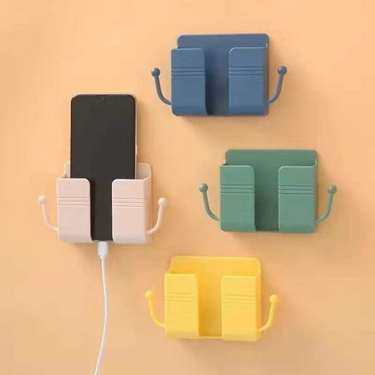📱 Soporte de pared para móvil y mando a distancia – ¡Almacenamiento inteligente, más espacio! 🏡✨