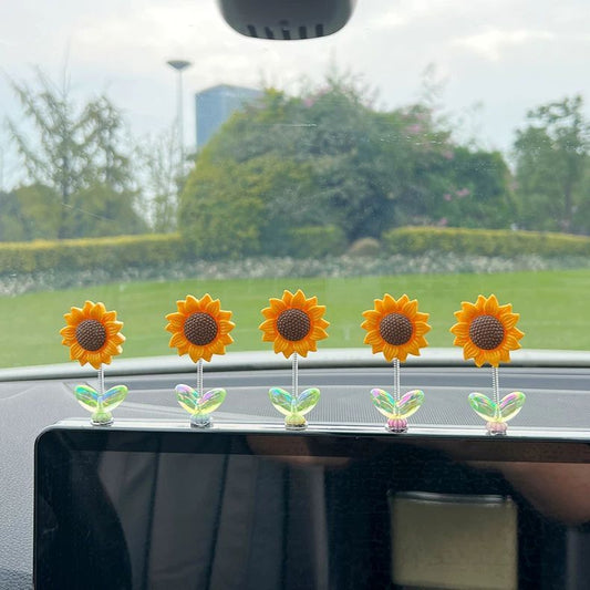 Girasol ondulado para el salpicadero del coche