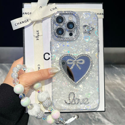 ✨Modern and creative phone case with shell pattern – with free wristband