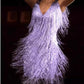 Sexy and stylish party dress with fringes
