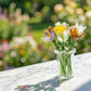 Handgjorda glasblommor, evig blomsterdekoration för hemmet 2026
