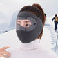 Máscara facial protectora contra el viento de invierno – Mascarilla de forro polar cálida con visera para ciclismo y actividades al aire libre