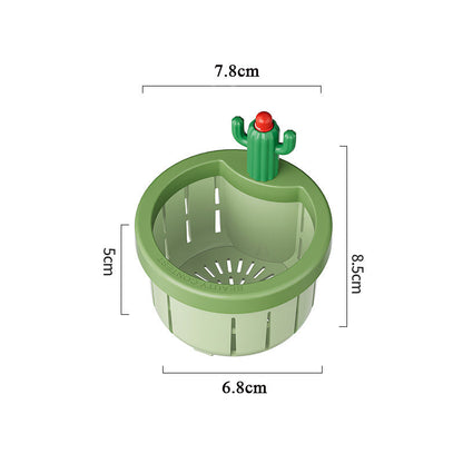 Kaktus diskho avloppsfilter kökssil avrunna korg matrester 🌵