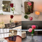 Akryl fotoram vas 2026 transparent bordsdekoration blommor hydroponi vardagsrum