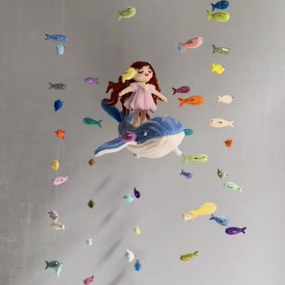 🐠 Campana de Viento DIY del Océano – ¡Crea Tu Propio Mundo Submarino Lleno de Color! 🌊✨