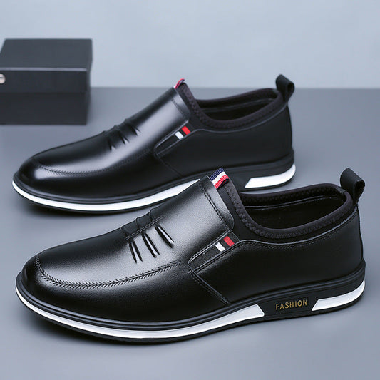 2025 leather casual shoes for men