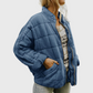 Padded jacket with an elegant oversized look