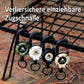 🎁3-i-1 multifunktionell nyckelring med karbinhake och utdragbar rulle
