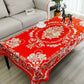 Floral patterned, multifunctional, waterproof and oil-resistant tablecloth.