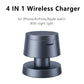 3-in-1-Wireless-Ladegerät für iPhone 16 15 14 13 12, Schnellladestation für Apple Watch 10 9 8 7 6 5 4 Airpods 2 3 Pro