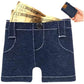 👖 2026 Mini Denim Plånbok 👖💙 Hopfällbar myntficka och korthållare
