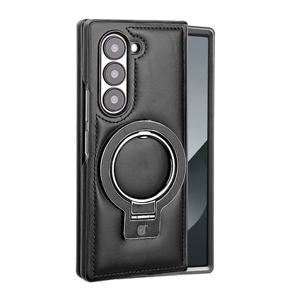 🔥Nuevo producto: Funda protectora de cuero de lujo con soporte magnético invisible 