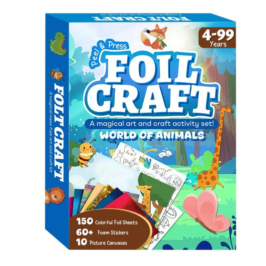 Çocuklar İçin Soy ve Bas Folyo Sanat Seti