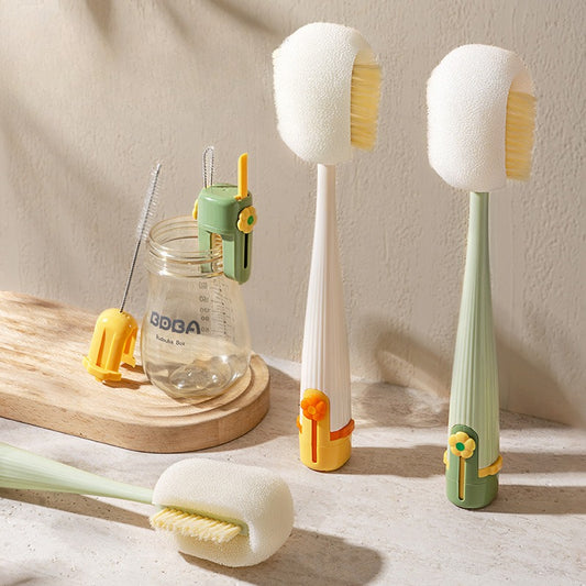 🧽✨ Cepillo Limpiavasos 5 en 1 – ¡Limpieza Fácil para Tus Vasos y Botellas! 🥤💦