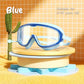 HD çocuk büyük çerçeveli su geçirmez ve buğu önleyici yüzücü gözlüğü