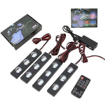 🚗✨ Luz LED de Cielo Estrellado para Coche – ¡Dale a tu Auto un Brillo Morado! 💜🌌
